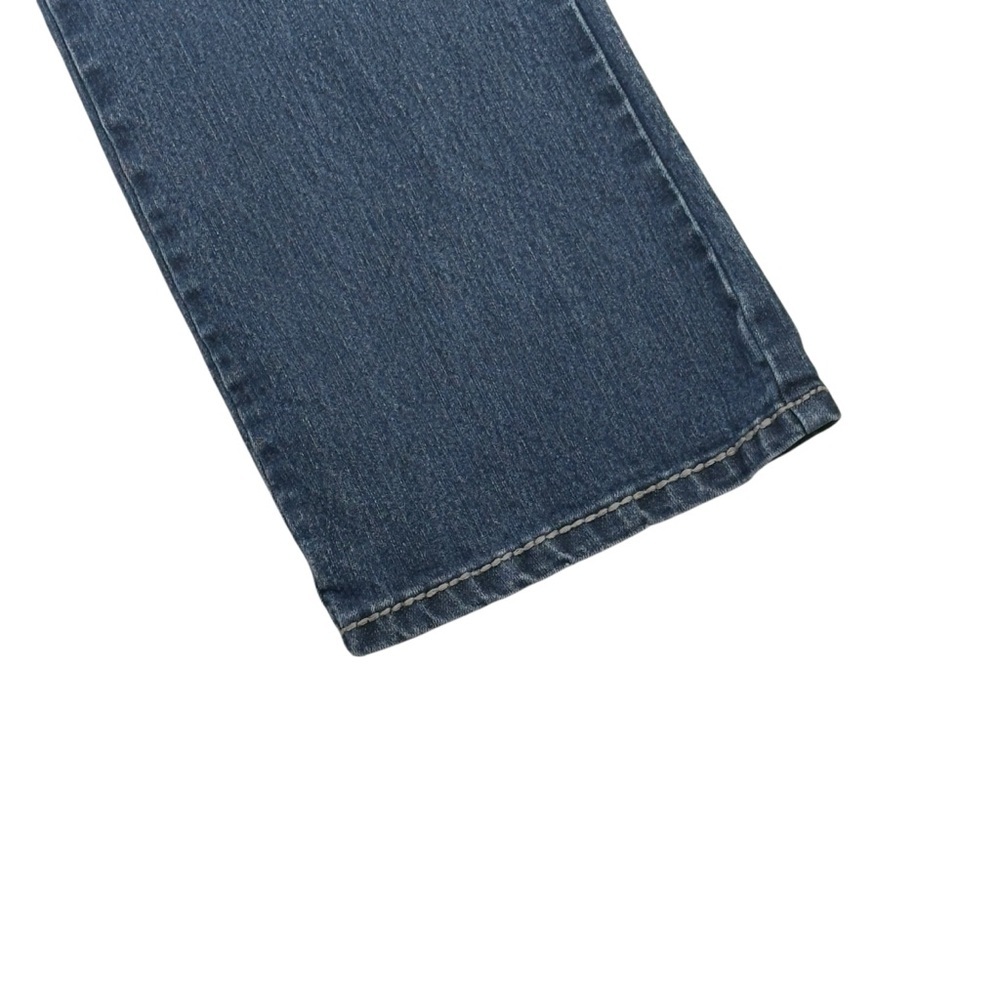 Nine West Vintage America Collection Bootcut Med Wash Gold Stitch Jeans SZ 29 - Picture 8 of 14